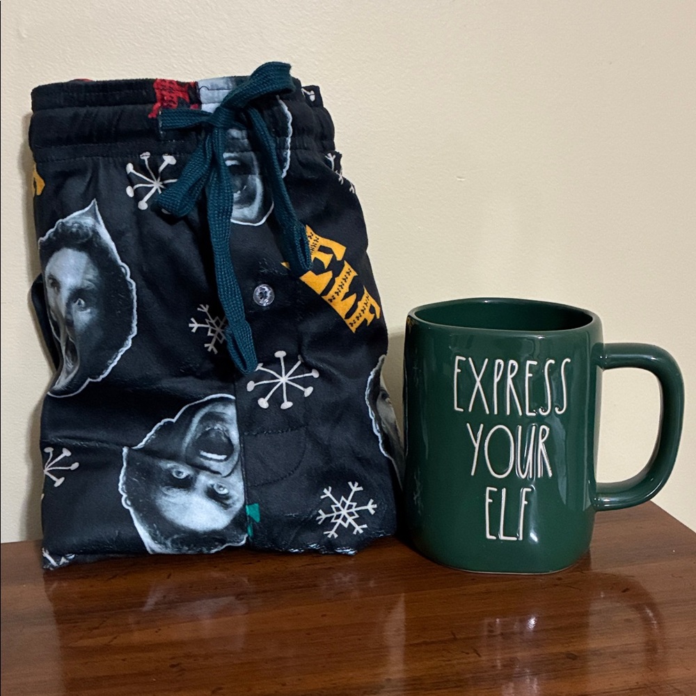 ELF BUNDLE - Rae Dunn Mug & Pajama  Pants